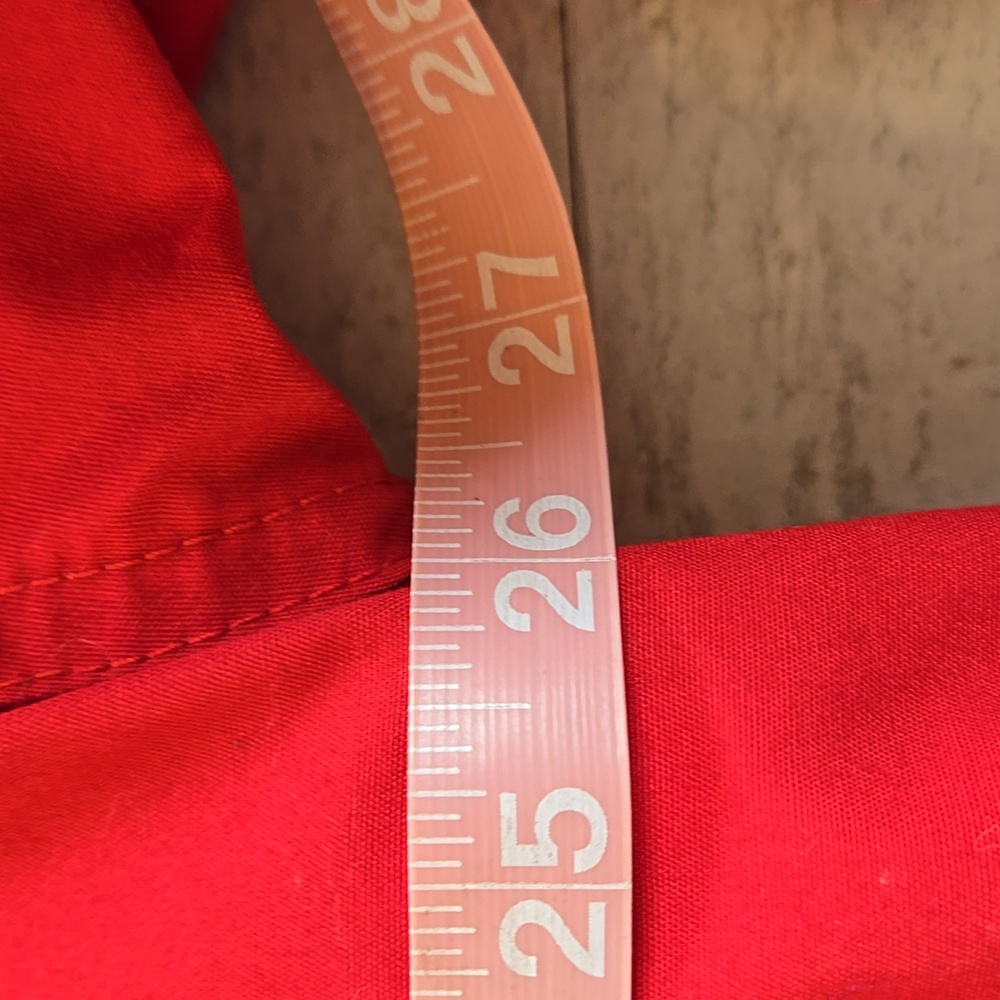 Woolrich Vintage mens Size XL Red Utility Jacket Detachable Hood - Picture 9 of 16